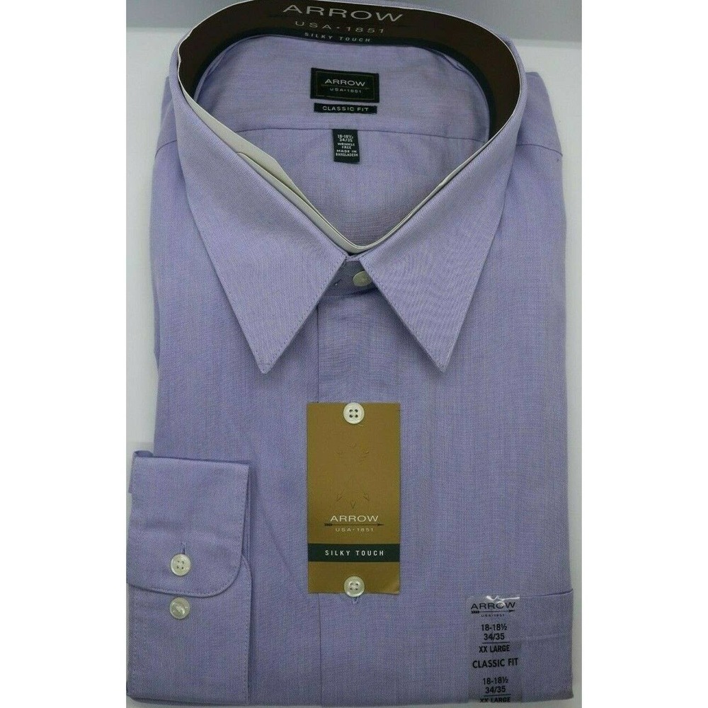 Down Shirt Arrow 18-18.5 34-35 XXL Silky Touch
